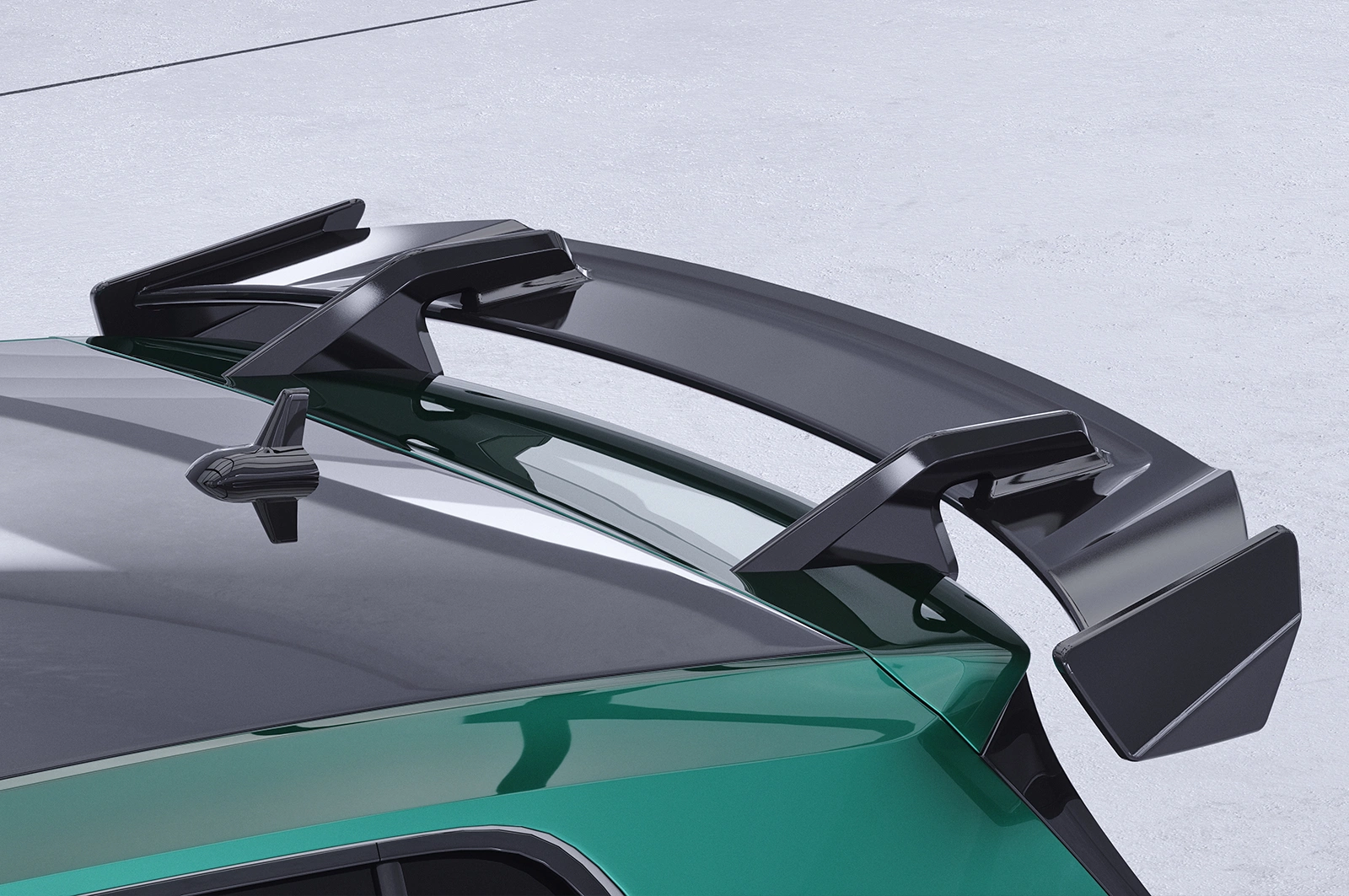 Schwanenhals Heckflügel mit ABE für VW Golf 7 GTI, GTD, GTE, R, R-Line SHF052
