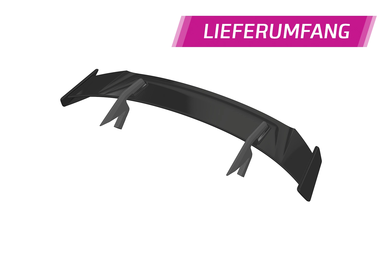Schwanenhals Heckflügel mit ABE für VW Golf 7 GTI, GTD, GTE, R, R-Line SHF052