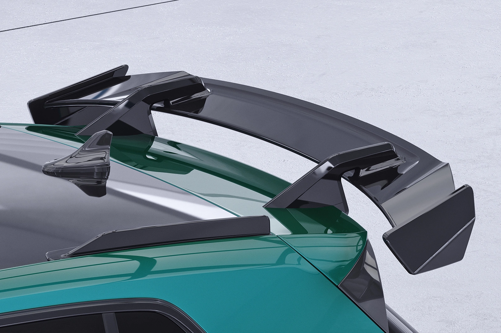 Schwanenhals Heckflügel mit ABE für VW Golf 8 GTI/ GTD/ R SHF050